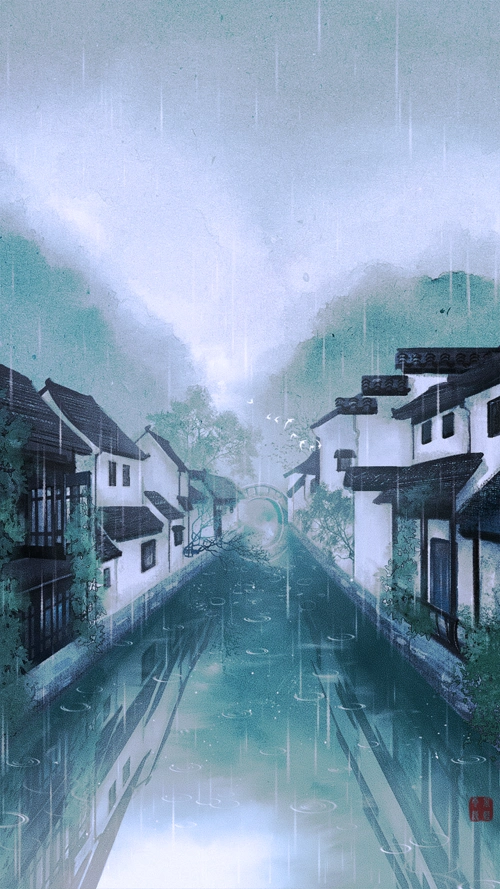 烟雨江南