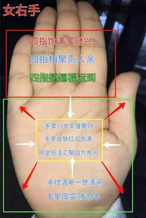 3种好手相,其中旺夫兴家的女手相,难得一见,遇到就珍惜吧