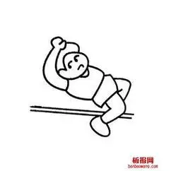 跳高简笔画跳高简笔画简单火柴人