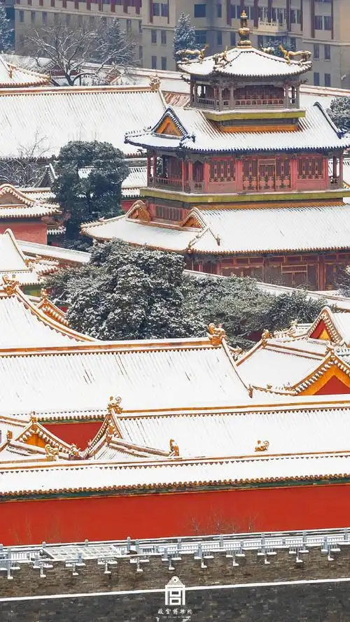 故宫初雪美景持续放送##故宫雪景图来了##爱上紫禁城