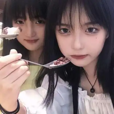 双人真人闺蜜气质女生头像图片