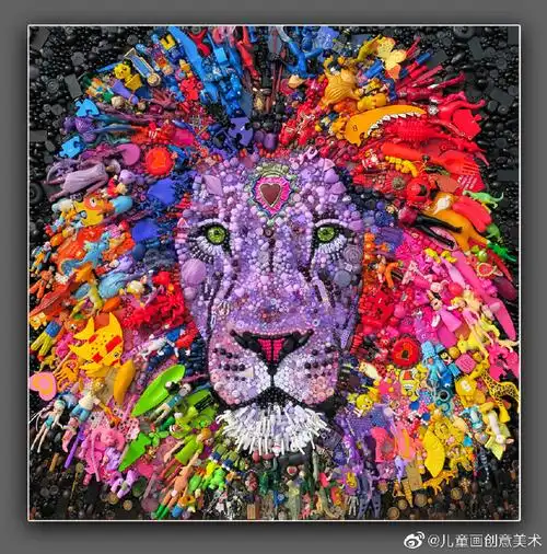 用综合材料创作装饰画,装扮教室焕发满满艺术气息!