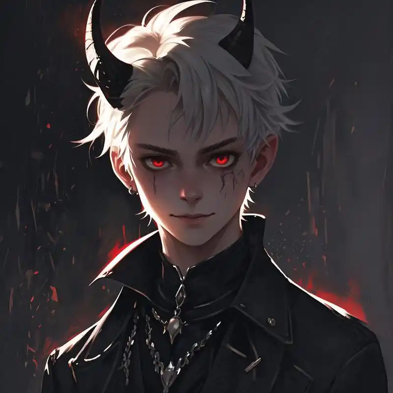 94冷酷帅气的恶魔男生头像97