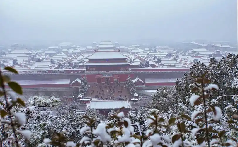 遥看紫禁城全景