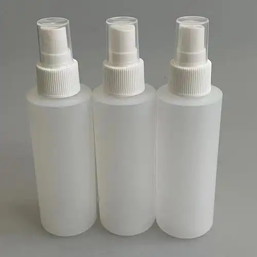 厂家直销120ml喷雾瓶塑料瓶细腻喷雾化妆品消毒液分装白黑色