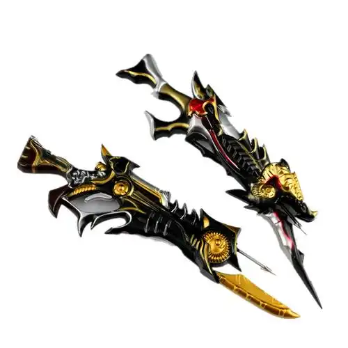 特价 生死狙击周边 传说级武器 屠魔枪 合金属血魔枪模型玩具20cm