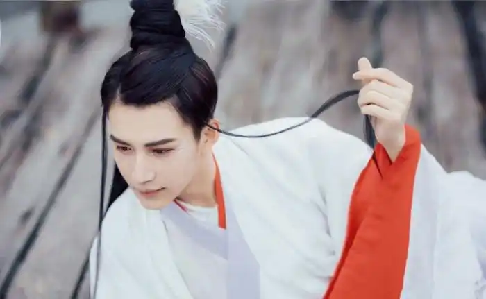 淡辉夕颜,公子如玉,是你执一把青伞,为我许下一世长安)古风真人男头