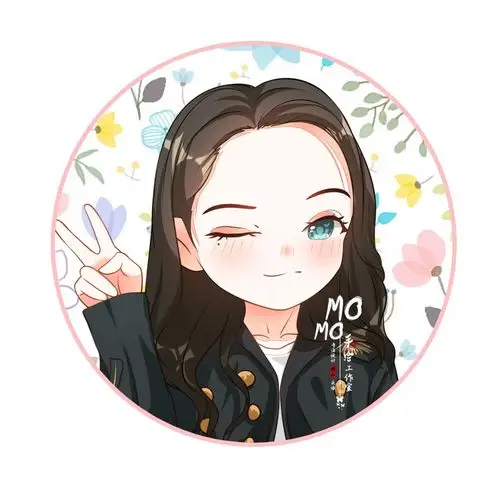 迪丽热巴q版手绘头像 壁纸 momo手绘工作室