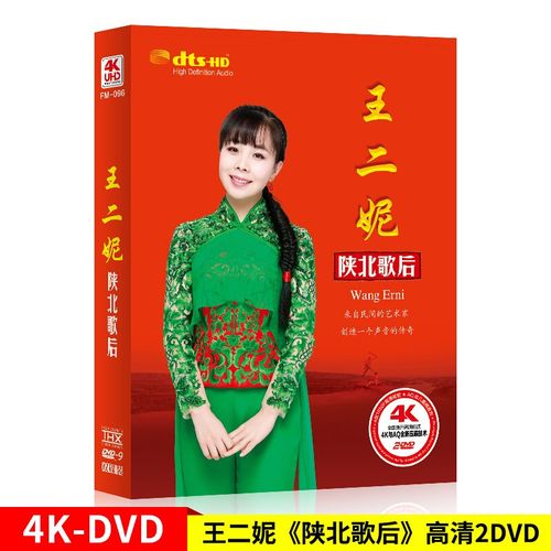 王二妮专辑《陕北歌后》正版车载dvd碟片民族歌曲车用音乐mv