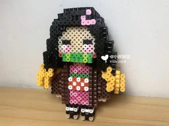 祢豆子立体拼豆含图纸