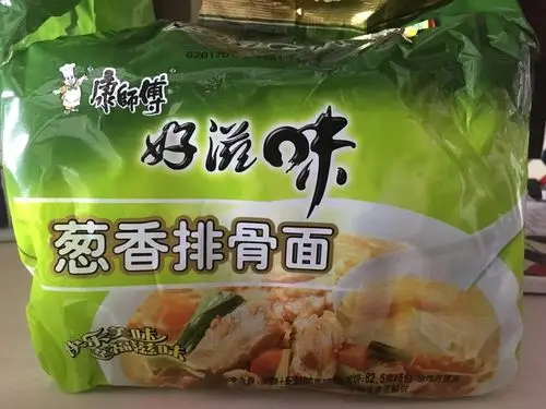 康师傅 好滋味葱香排骨面的热量和减肥功效