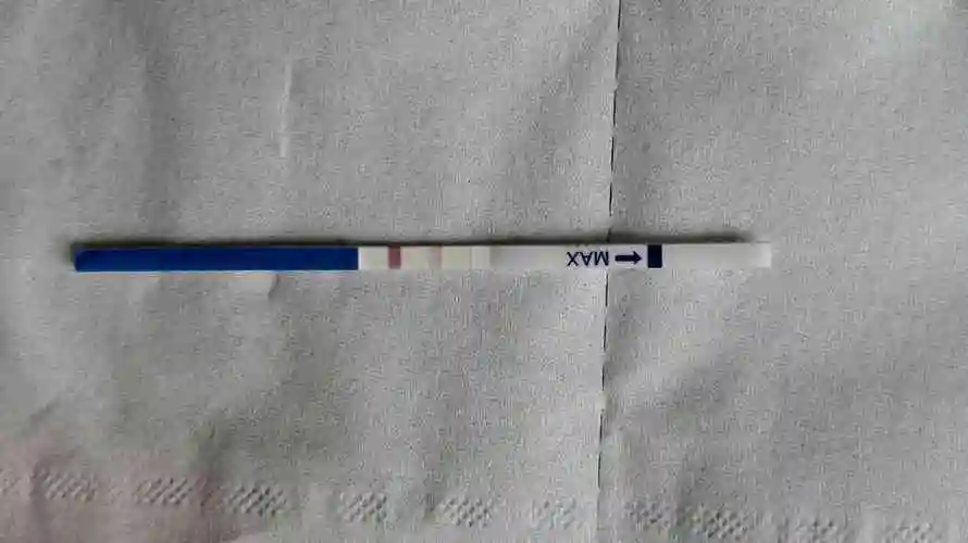 康先达试纸验孕成功的图片长什么样