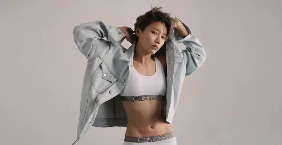 刘雨昕运动内衣大片曝光 大秀中性美腹肌线条性感