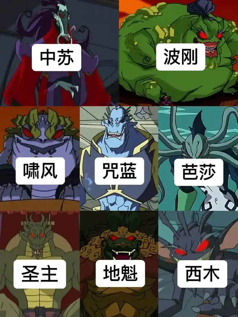 八大恶魔.最喜欢西木#成龙历险记#恶魔 #动画解说 #童年动 - 抖音