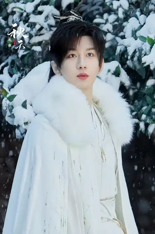 成毅王权富贵高清正脸照##成毅白衣雪景照