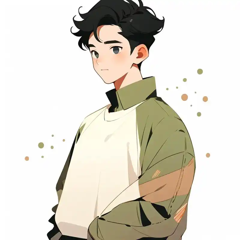 男生专属,极简扁平风微信头像90