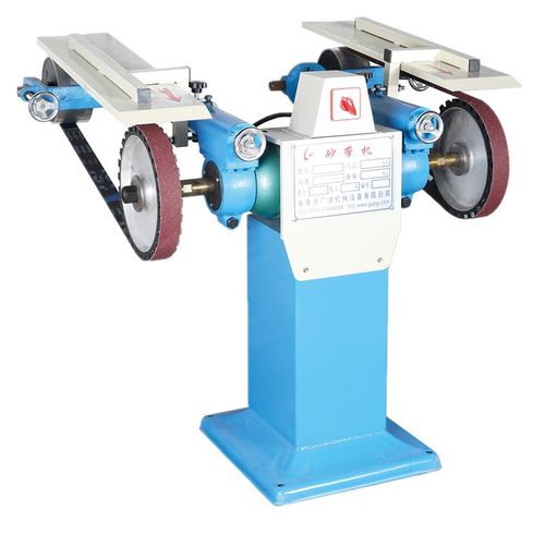 直供2100b型4千瓦纯铜线双工位橡胶轮砂光设备砂带打磨抛光机