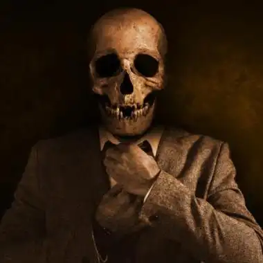 骷髅qq头像,有点吓人的恐怖霸气骷髅头头像图片-个性头像