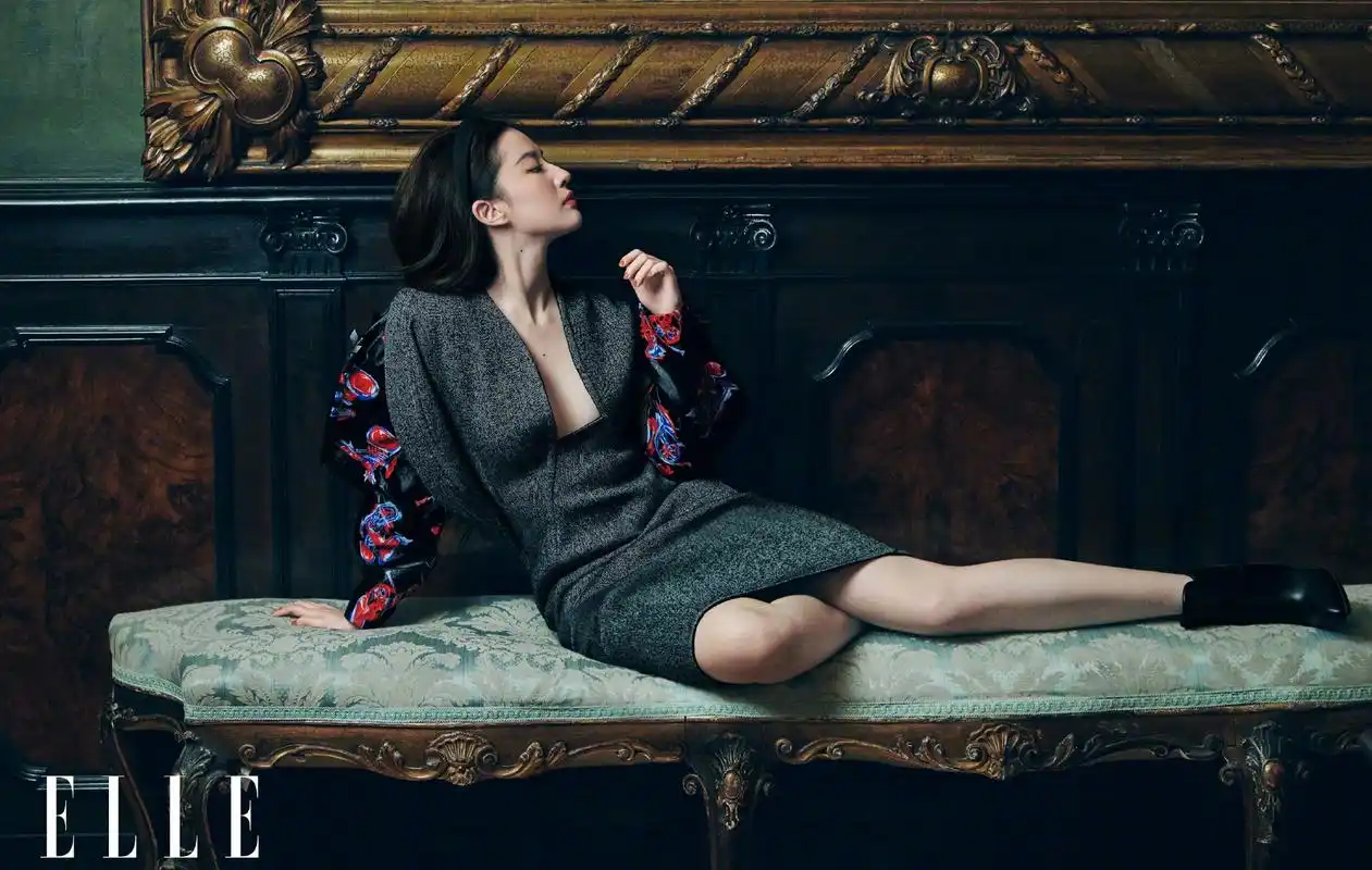 刘亦菲登上elle 九月封面 这也是她第四度登上世界时装之苑的封面