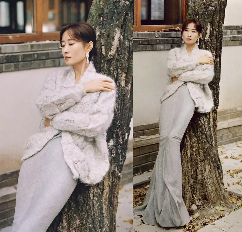 刘敏涛杂志大片6套造型3个穿搭思路做示范