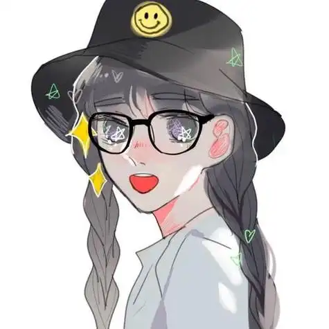 头像动漫菇凉卡通女生眼镜妹漫画唯美眼镜娘女生图片戴