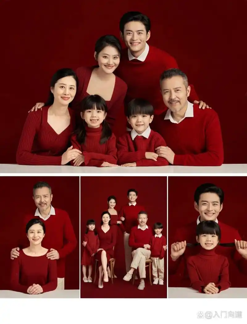 建议收藏 2022年流行最火97的九种风格全家福风格 每一套都是经典