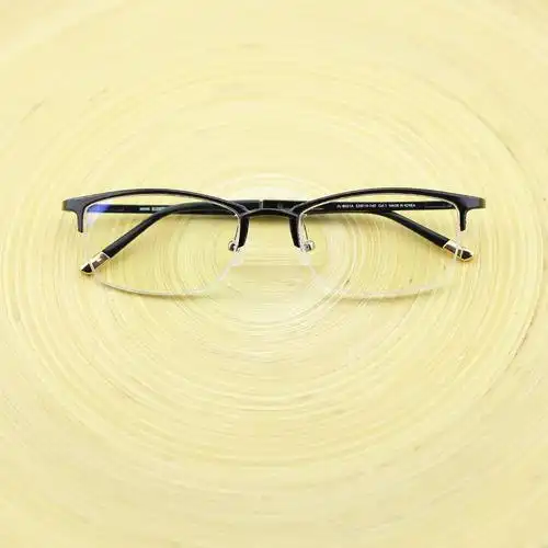 「now」 韩国进口超轻薄 塑钢 大方 复古简约 高质半框 眼镜框架