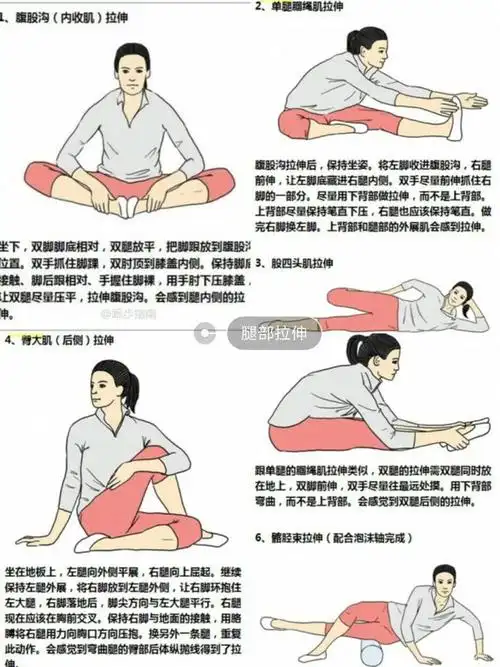 史上最全拉伸动作大合集