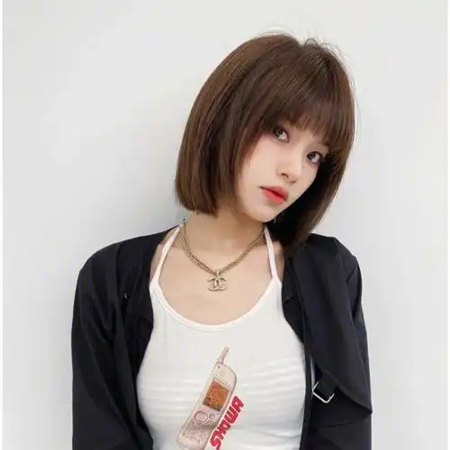 不用打理懒人发型齐肩短发