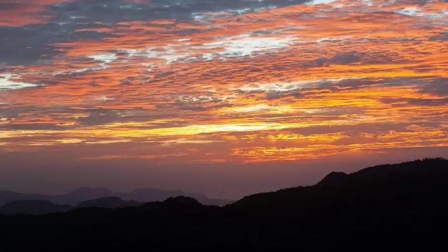 抖音超火晚霞夕阳美景,风景-回车桌面