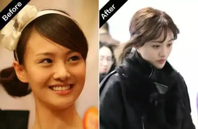 33岁杨幂改梳短发掩盖发量少和发际线后移选对发型比植发强