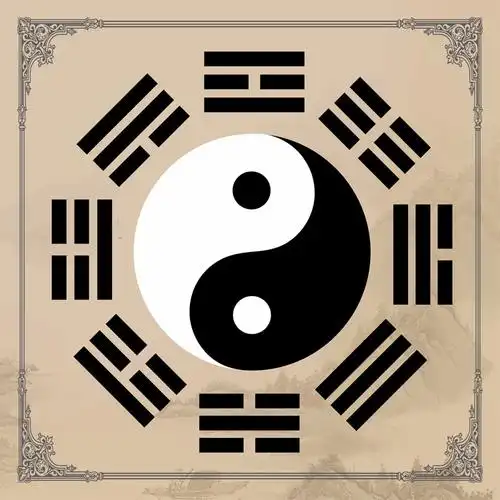 现代装饰画易经周易八卦现代装饰画周易易经知识图太极图六十四卦阴阳