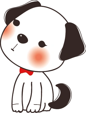 免扣背景png素材#可爱卡通小狗