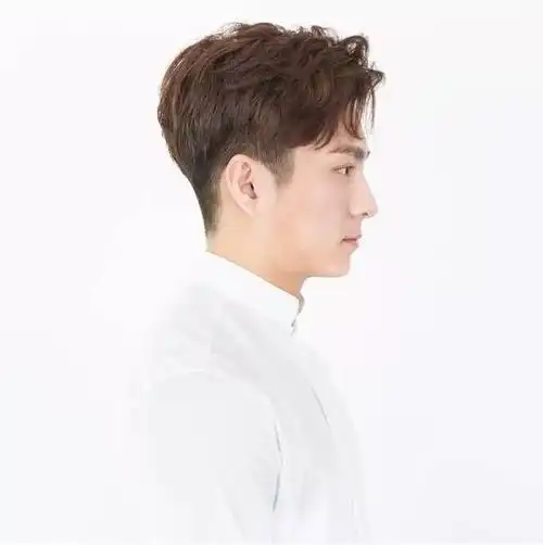 男生二八分内扣发型逗号刘海阳光帅气