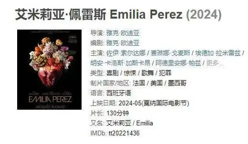 法国导演雅克·欧迪亚一直是戛纳电影节的宠儿,曾三次提名金棕榈.