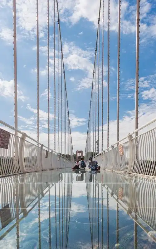 成都:金秋九月,体验网红玻璃桥的惊险