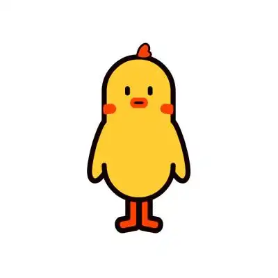 凭借呆萌可爱的形象,迅速成为"鸡界"的一位新网红,小呆鸡的表情包和
