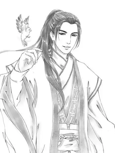 简笔画古装古饰古风q版王子的简笔画怎么画古装帅哥简笔画全身古装