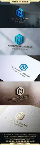 n字母logo设计商标设计标志设计