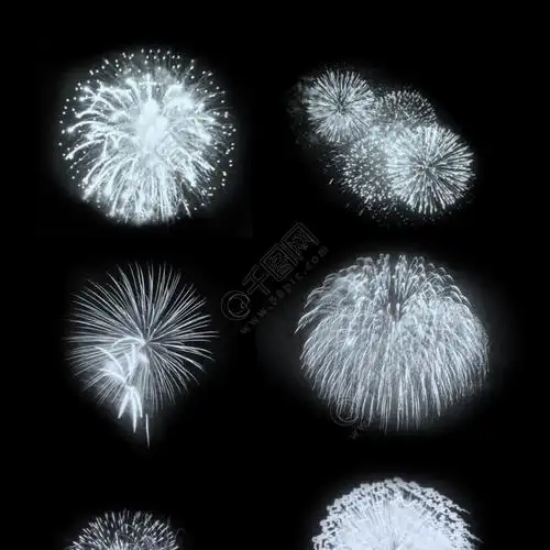 ps画笔笔刷样式工具预设写实烟火烟花爆竹矢量图免费下载_abr格式