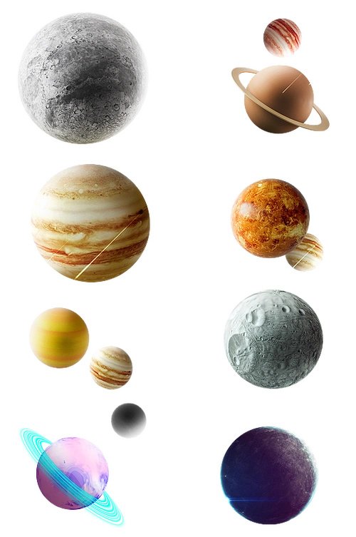 创意星球宇宙星球免抠精选素材活动装饰元素