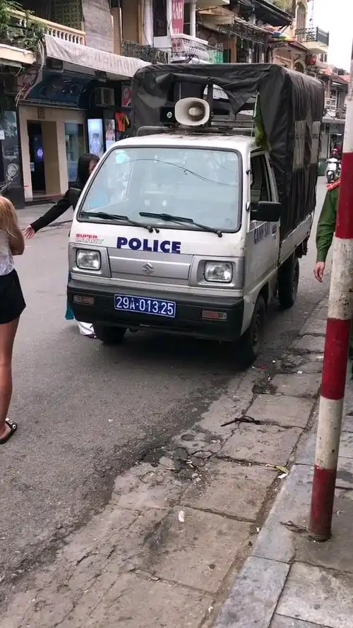 越南的警车