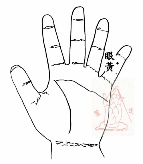 眼黄穴