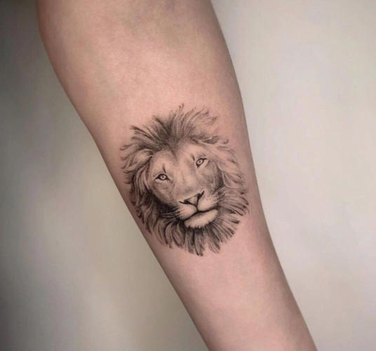 2020最新狮子纹身图案大全男女个性狮子纹身设计7