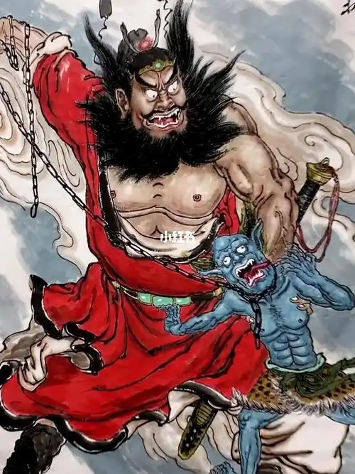 钟馗抓鬼镇宅纳福尺寸是13870cm