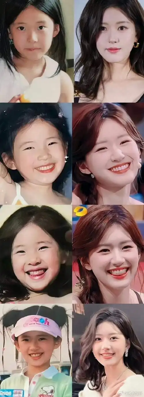 赵露思上学时期旧照