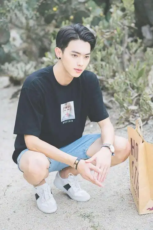 模特时期的许凯