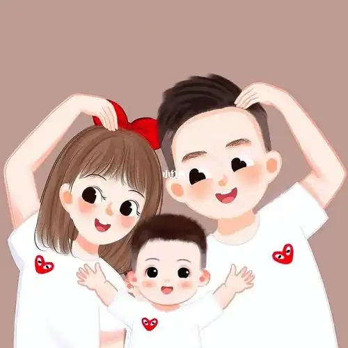 一家三口亲子头像