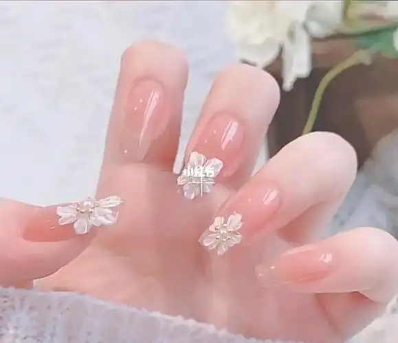 仙女款花型美甲