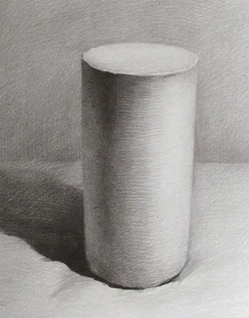 素描几何体之圆柱的结构分析